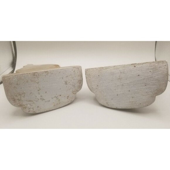 Spanish Galleon Clipper Ship Plaster Book Ends Nautical Beach House Pair Two - Picture 6 of 11